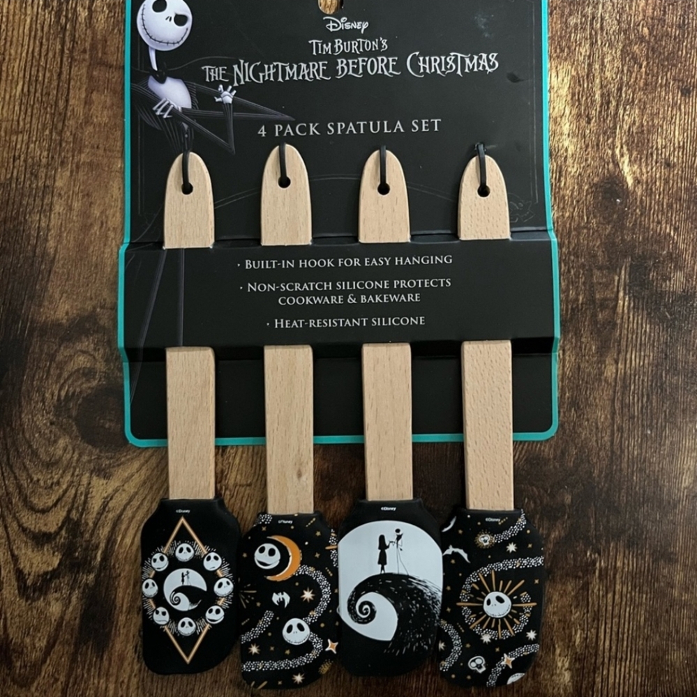 The Nightmare Before Christmas Spatula Set Halloween NEW 4 Pack Jack Skellington